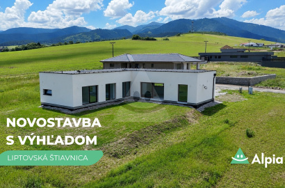 Modern newly built bungalow in Liptovská Štiavnica